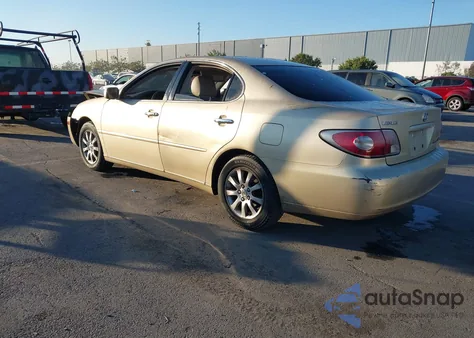 2003 Lexus Es 300 из США, поврежденный, VIN JTHBF30G030131468